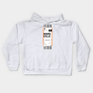 Boarding pass for Marseille Kids Hoodie